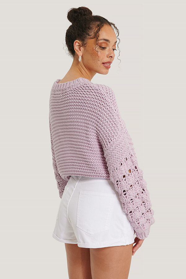 Sisters Point Denimshorts vit
