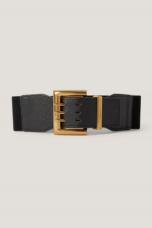 NA-KD Accessories Bälte Med Spänne svart