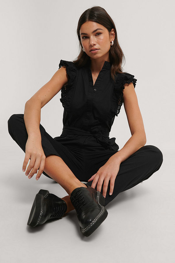 NA-KD Trend Jumpsuit svart