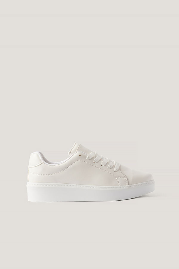 NA-KD Shoes Gympaskor vit