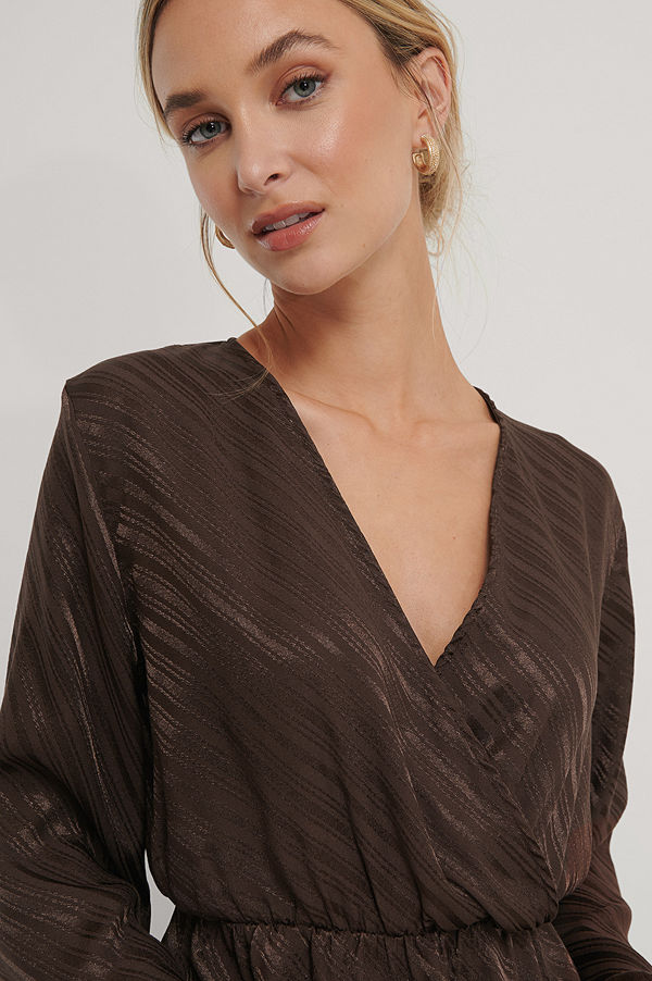 Trendyol Omlottblus brun