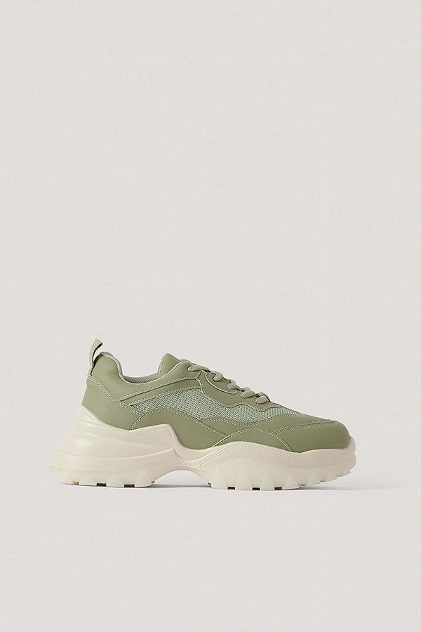 NA-KD Shoes Trainers Med Gummisula grön