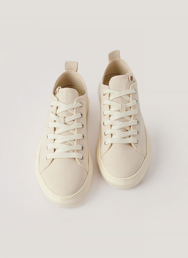 Zouri Shoes Klassiska Sneakers beige