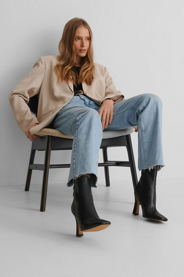 NA-KD Shoes Högklackade Skor svart