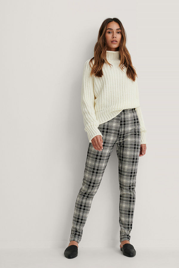 NA-KD Classic Rutiga Leggings multicolor