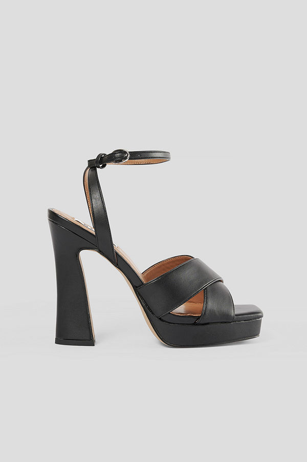 NA-KD Shoes Högklackade Med Plattform svart