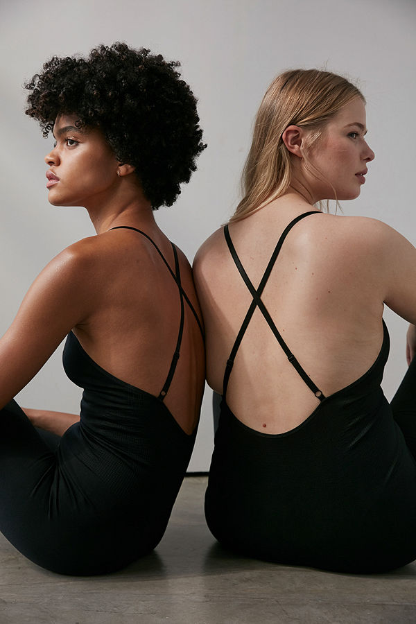 NA-KD Flow Sömlös Bodysuit svart