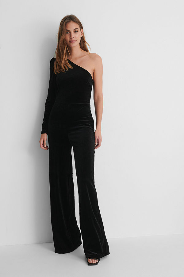 Mango Jumpsuit svart