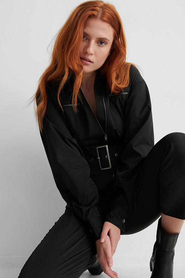 NA-KD Trend Utilityjumpsuit svart