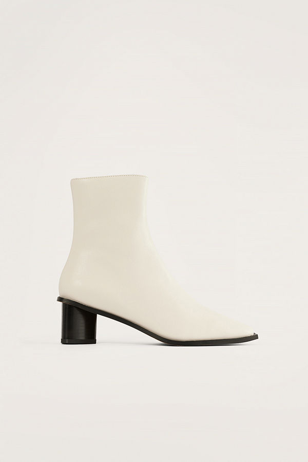 NA-KD Shoes Boots vit