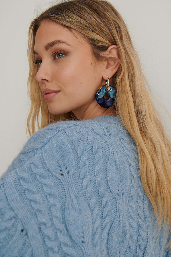 NA-KD Accessories smycke Örhängen blå