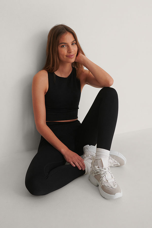 Mango Leggings svart