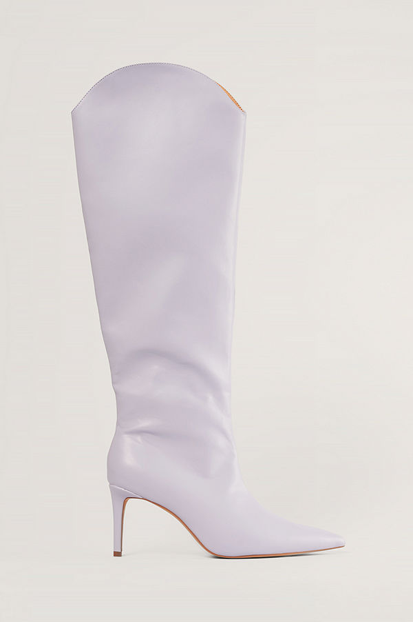 NA-KD Shoes Boots lila