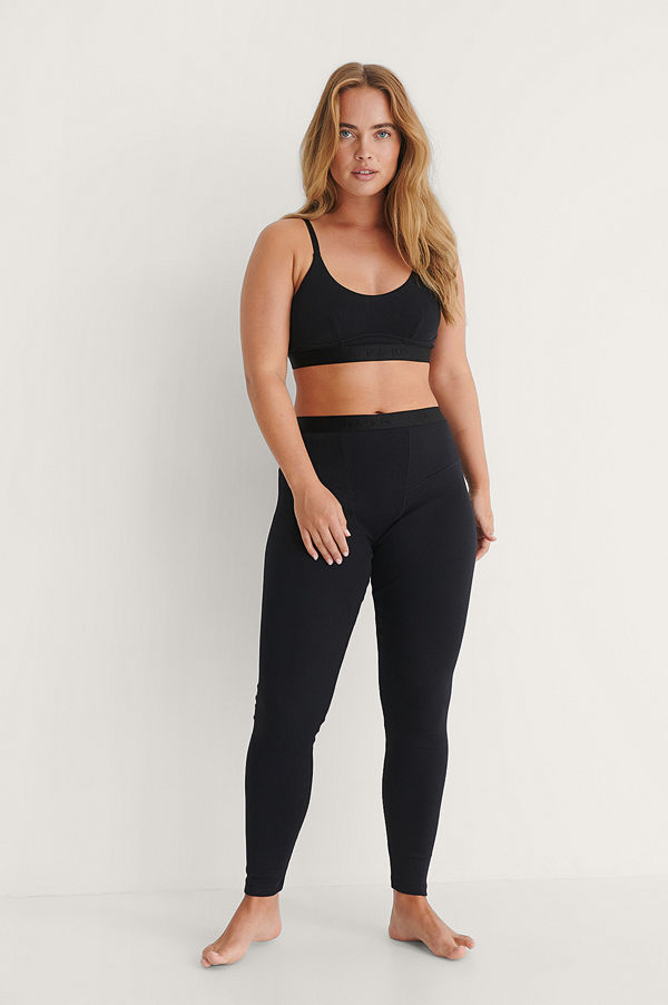 Hunkemöller x NA-KD Leggings svart