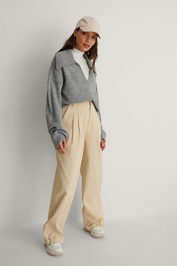 NA-KD Trend Byxor beige