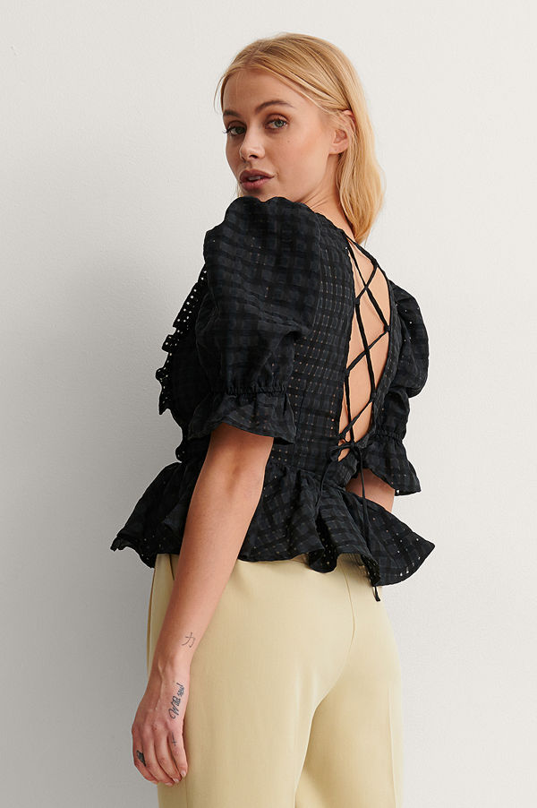 NA-KD Trend Blus svart