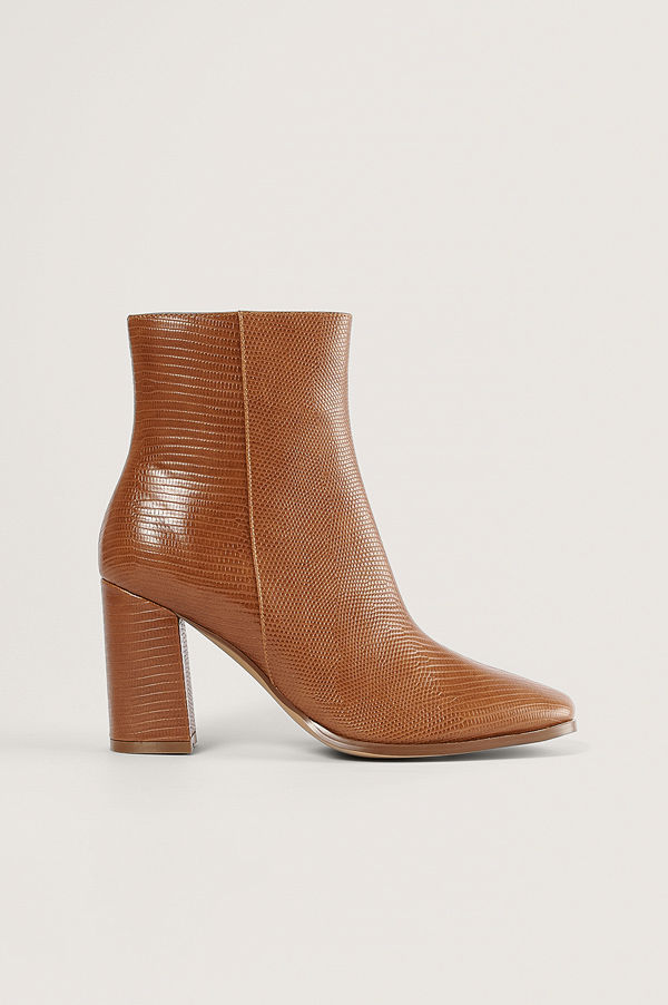 NA-KD Shoes Boots brun