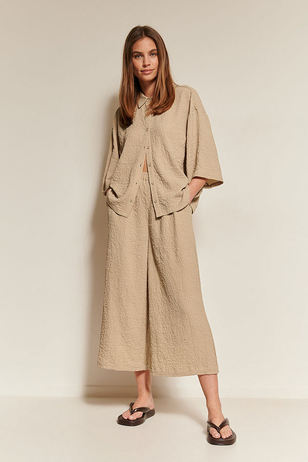 NA-KD Classic Byxor Med Vida Ben beige
