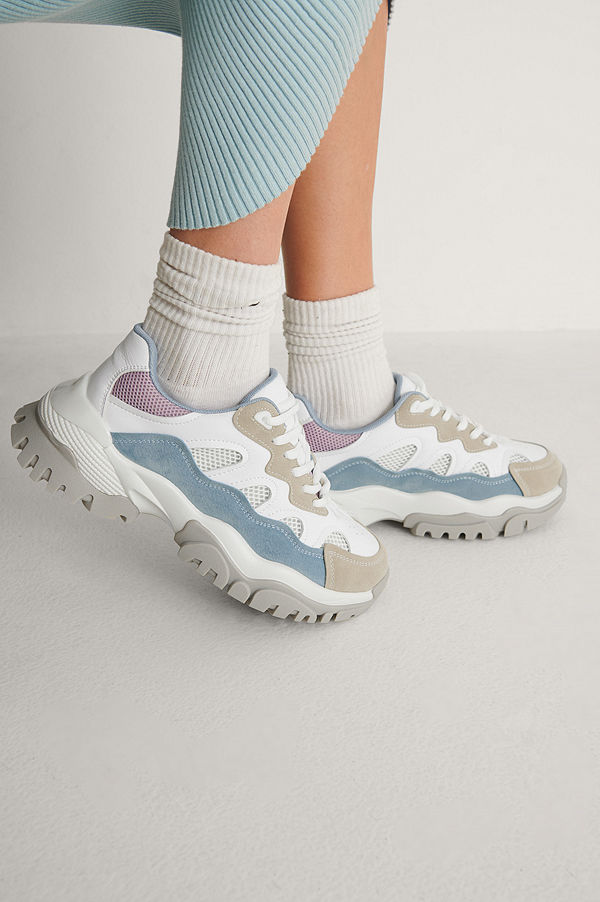 NA-KD Shoes Chunky Color Pop Trekking Sneakers multicolor