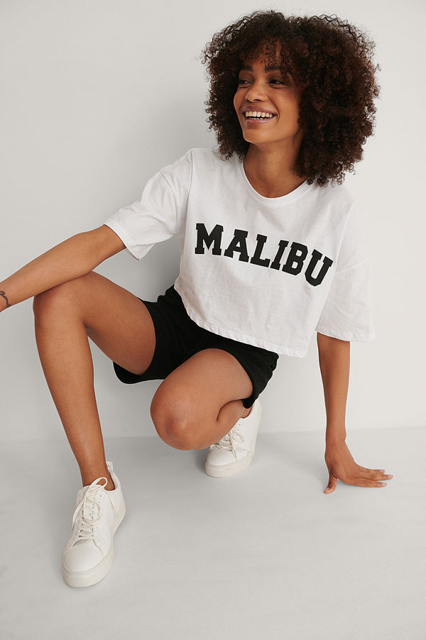 Trendyol Tryckt T-shirt vit