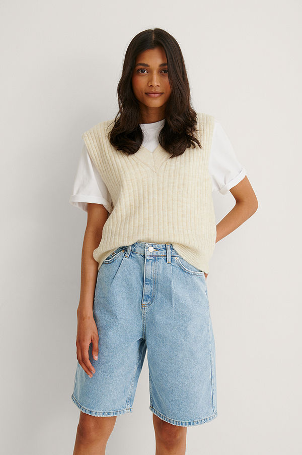 Trendyol Denimshorts blå