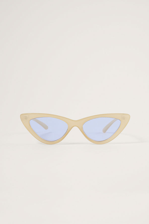 NA-KD Accessories Cateye-Solglasögon gul