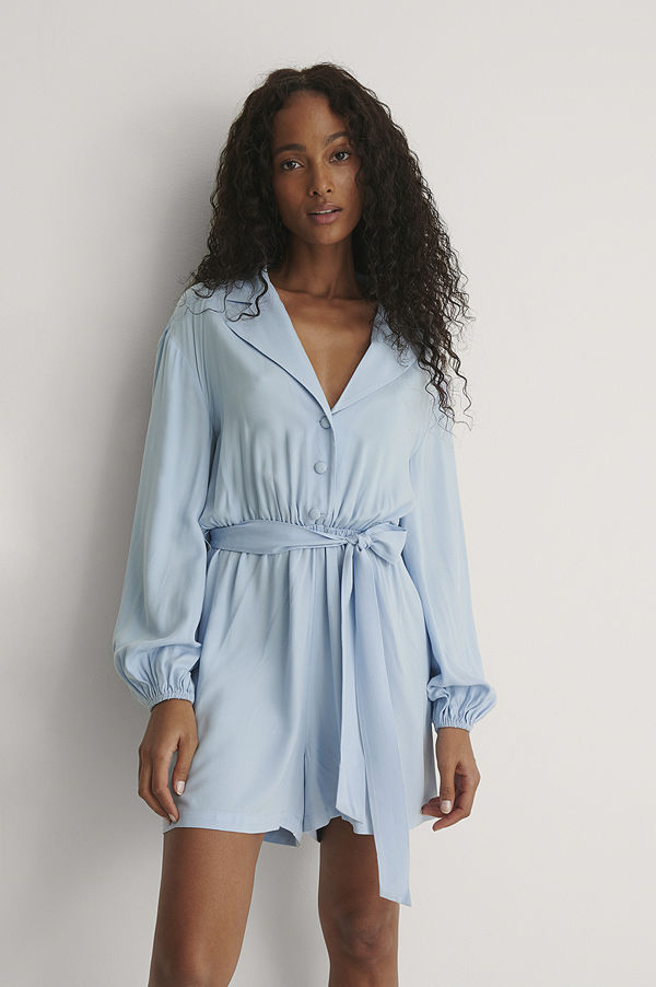 Pelican Bay x NA-KD Playsuit blå