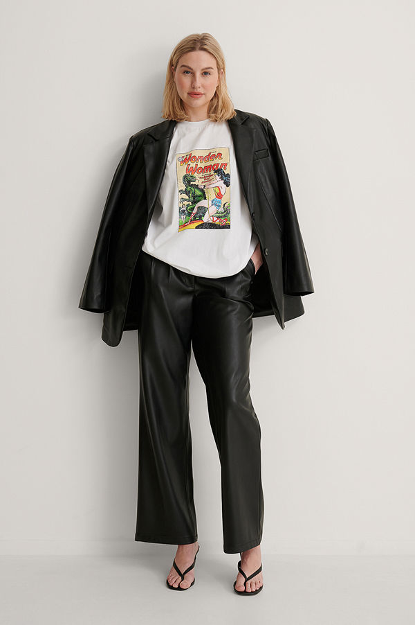 Warner Bros. Ekologisk Wonder Woman Oversized T-shirt vit