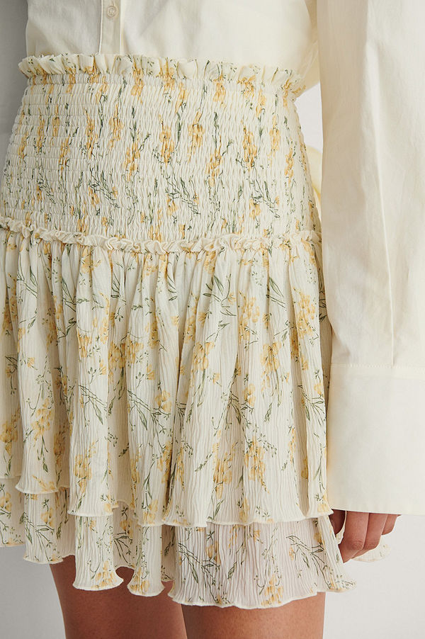 NA-KD Boho Minikjol Med Blommönster multicolor