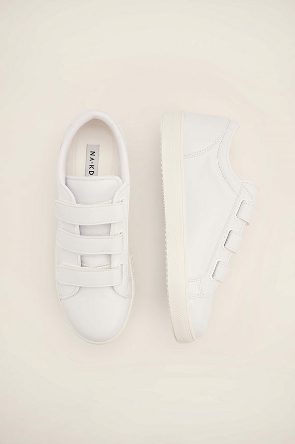 NA-KD Shoes Basgympaskor vit