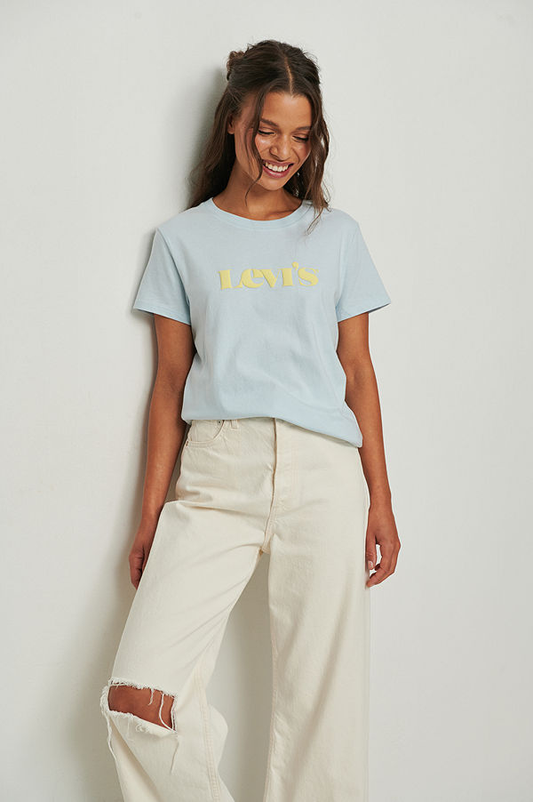 Levi's T-shirt med logga blå