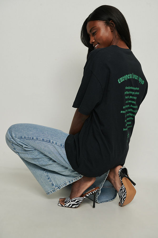 NA-KD Trend Ekologisk oversize t-shirt grå