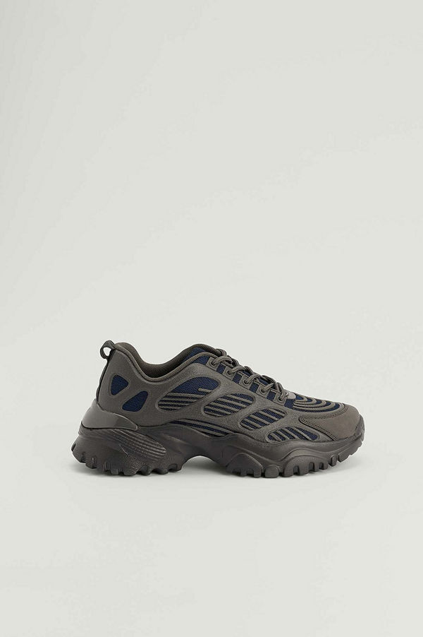 NA-KD Shoes Chunky träningsskor med gummi grå