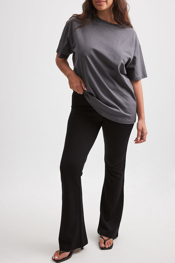 NA-KD Bootcut Leggings svart