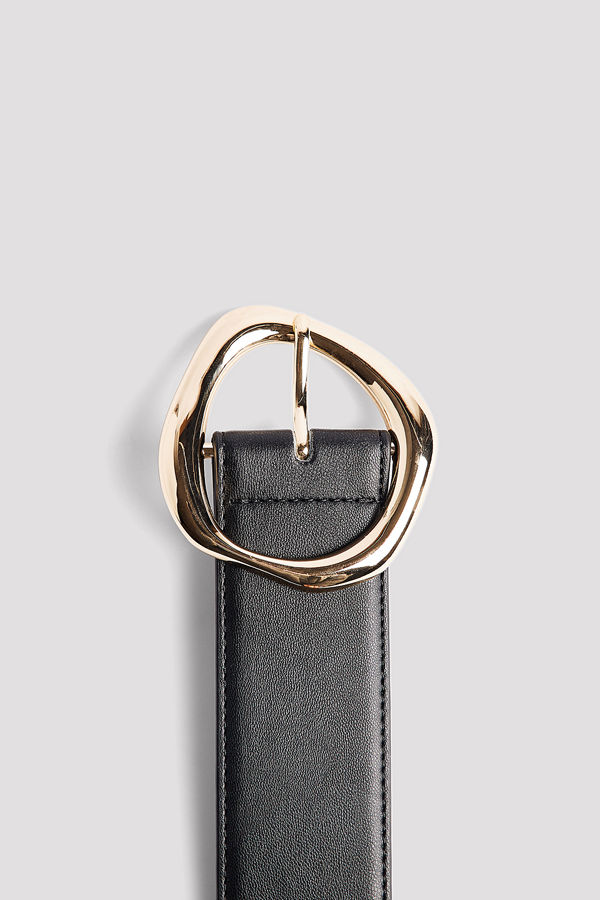 NA-KD Bälte med spänne svart