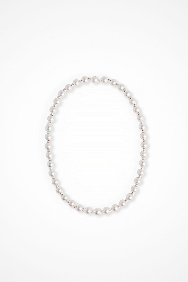 NA-KD smycke Silverfärgat Pärlhalsband silver