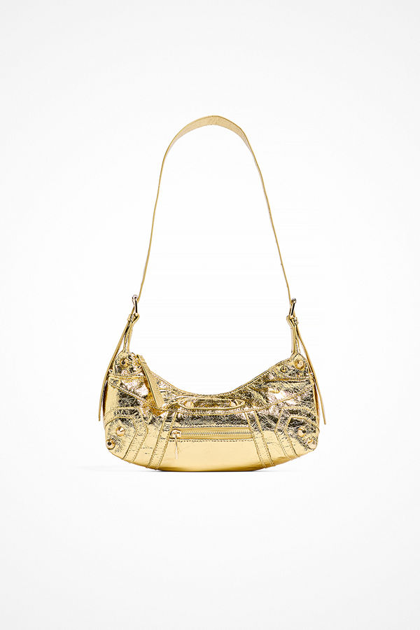 NA-KD Accessories axelväska Hardware Detailed Baguette Bag guld