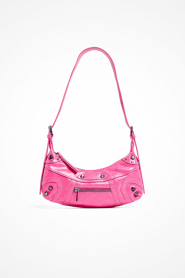 NA-KD Accessories axelväska Hardware Detailed Baguette Bag rosa