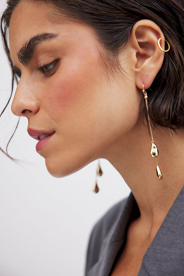 NA-KD smycke Dangle Earrings guld