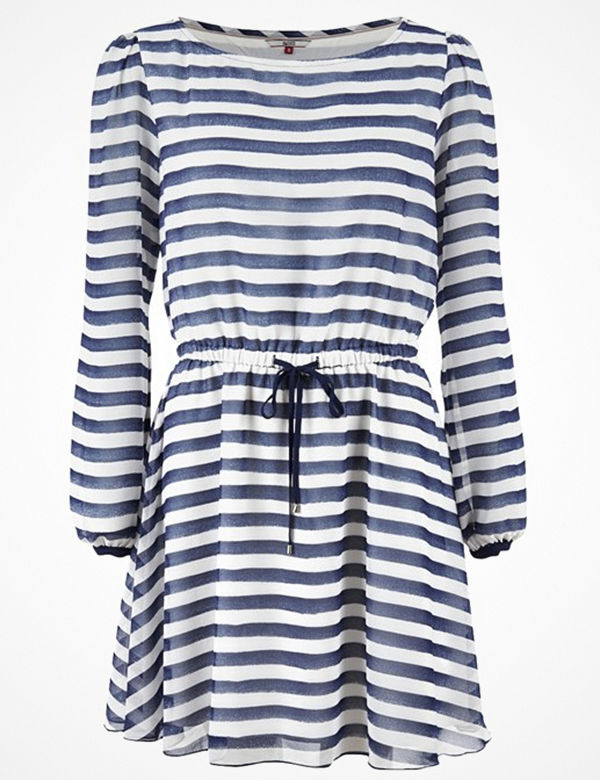 Hilfiger Denim Thdw Bishop Sleeve Bn Dress Ls