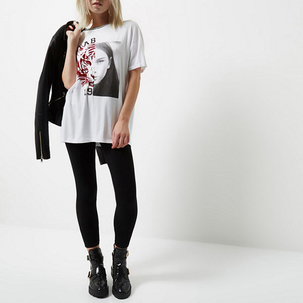 River Island Petite Black jersey leggings