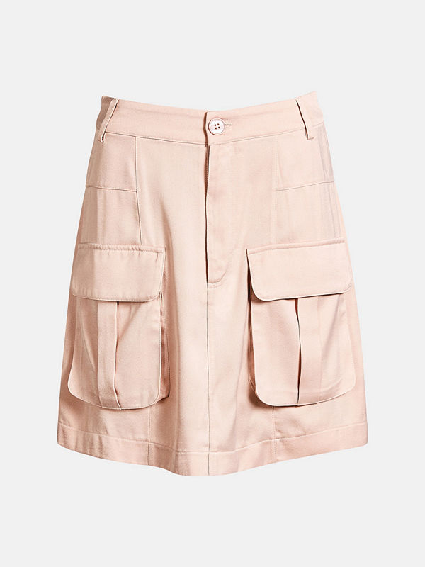 Bik Bok Alberta satin skirt - Ljusrosa