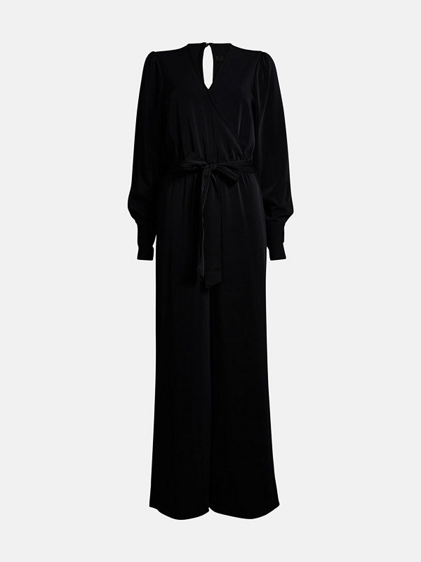 Bik Bok Selena long-sleeved jumpsuit - Svart