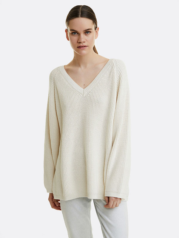 Bik Bok Willia knitted jumper - Vit