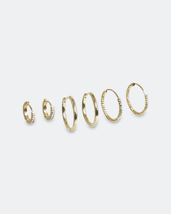 Bik Bok SIMPLE AS örhängen - Guld