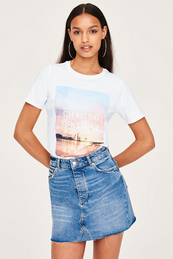 Gina Tricot Ivory tee