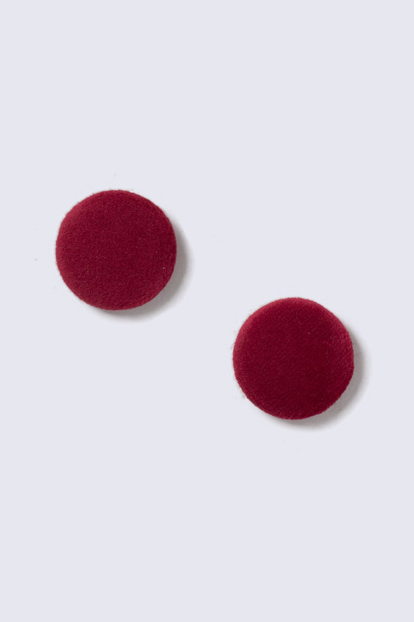 Gina Tricot örhängen Large Velvet Stud Earrings