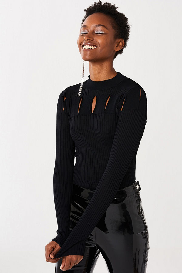 Gina Tricot Alicia knitted topp