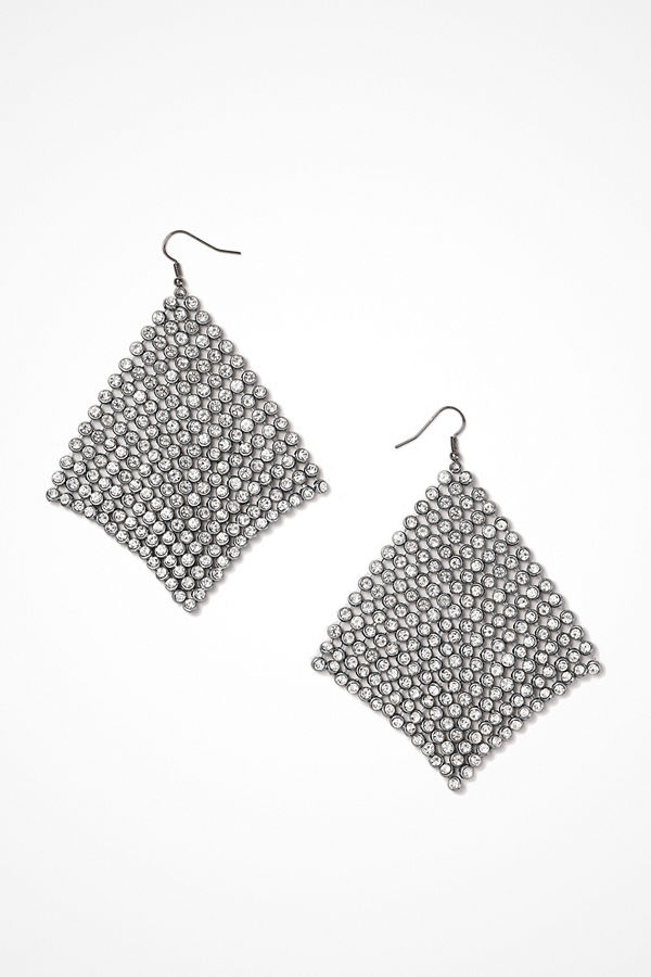Gina Tricot örhängen Rhinestone Drape Tassel Earrings