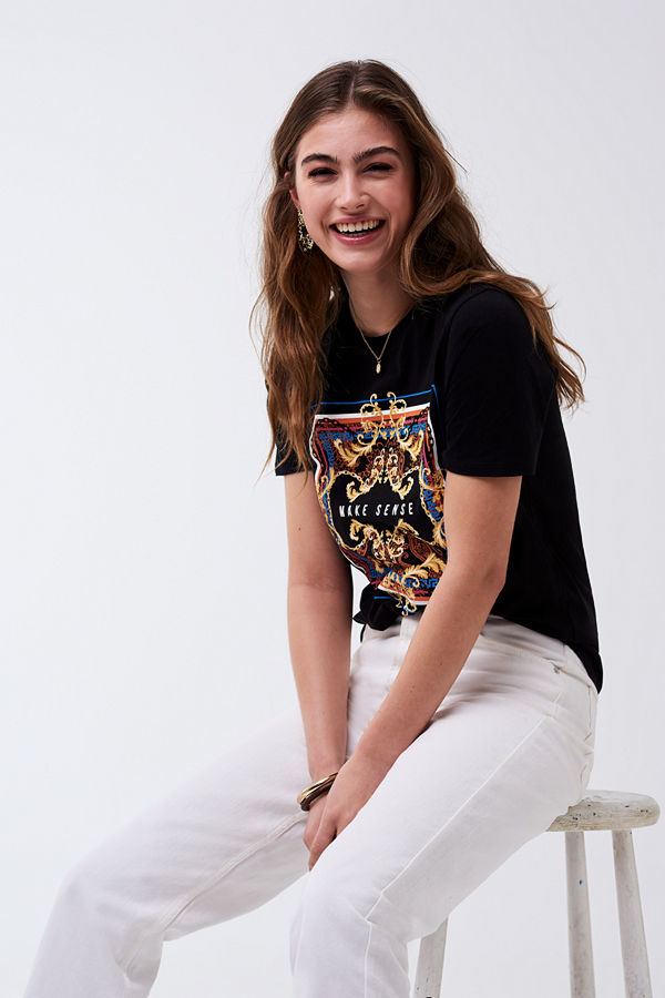 Gina Tricot Ivory tee